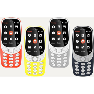 Nokia 3310 dual SIM 2017 puhelin - oranssi