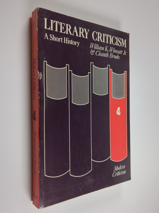 William K. Wimsatt : Literary criticism. 4 : Modern criti...