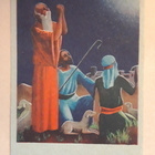 Vanha raamattu aiheinen kortti, rukous v. 1941 - pikkukuva 1