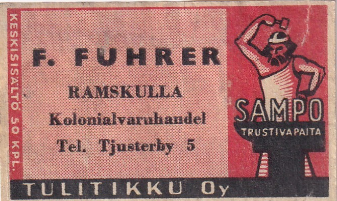 Ramskulla, F. Fuhrer . Sampo    5/16