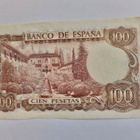 Espanja 100 pesetas 1970 HYVÄ Lähespakkasileä - pikkukuva 2