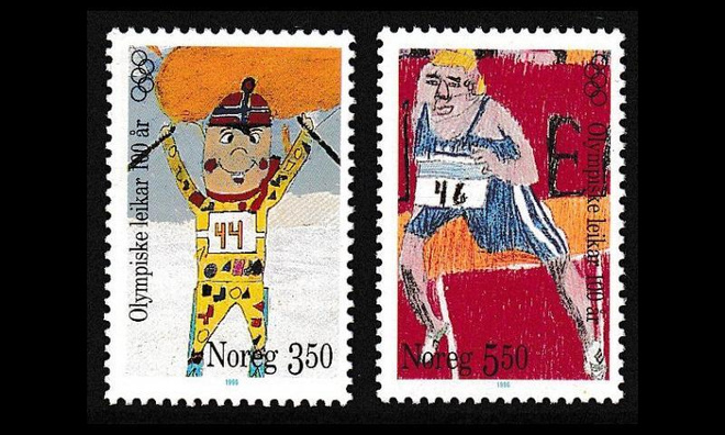 Norja 1206-7 ** Olympialaiset 100v (1996)
