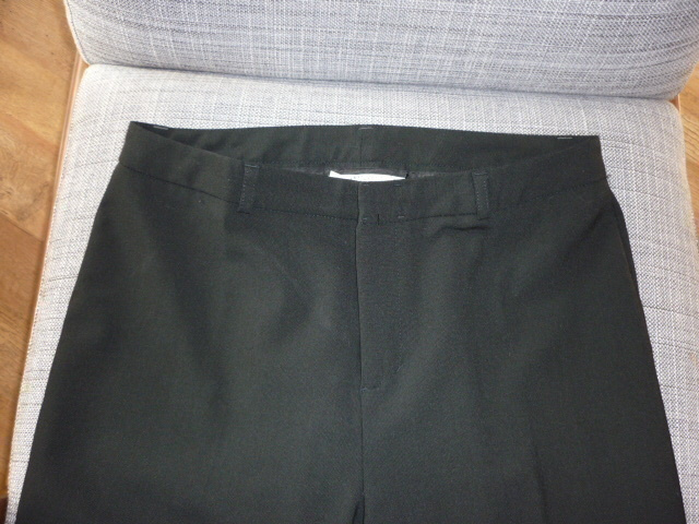 In Wear mustat suorat housut kokoa 38