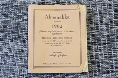Almanakka 1962