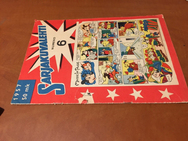 SARJAKUVALEHTI 6/1957