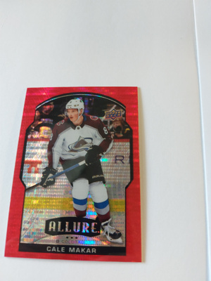 2020-21 Upper Deck Allure Red Rainbow #6 Cale Makar