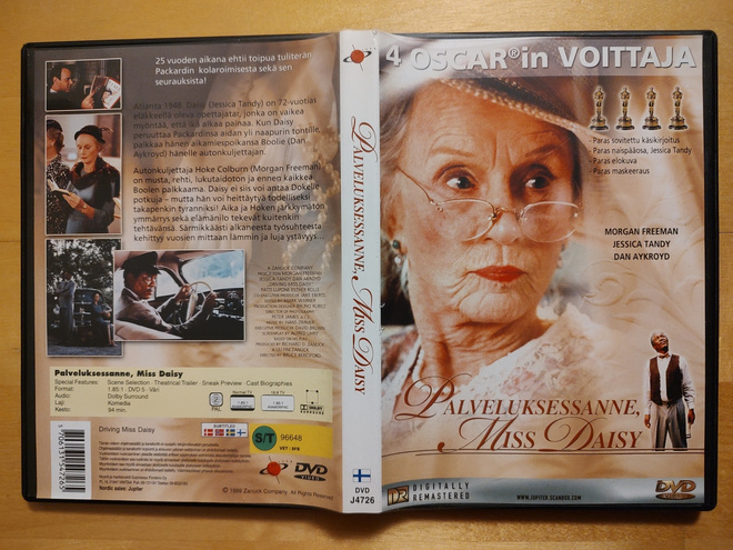 Palveluksessanne, Miss Daisy (Driving Miss Daisy) DVD