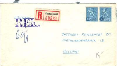 R-KUORI KUUSANKOSKI +REK.LEIMA