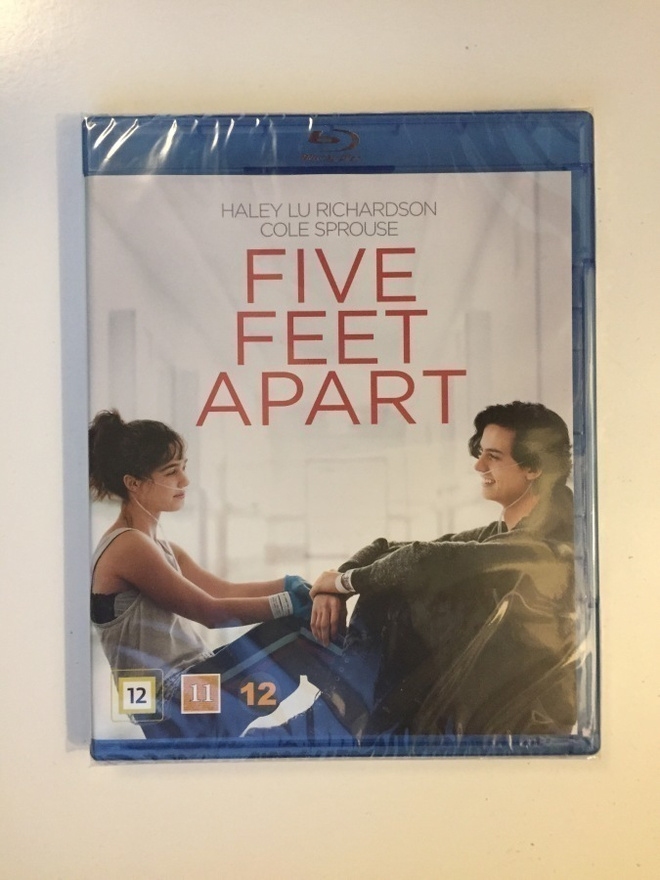 Five Feet Apart (Blu-ray) Haley Lu Richardson (2019) UUSI