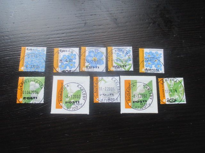 Kukkia tarramerkit