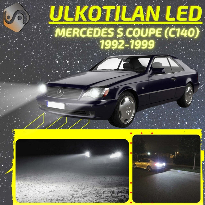 S Coupe (C140) 1992-1999 Ulkoiset LED -valot