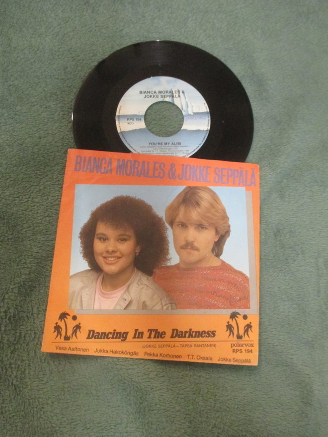 7"- BIANCA MORALES & JOKKE SEPPÄLÄ - single 1984