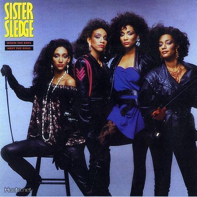SISTER SLEDGE::WHEN THE BOYS MEET THE GIRLS::VINYYLI LP1985
