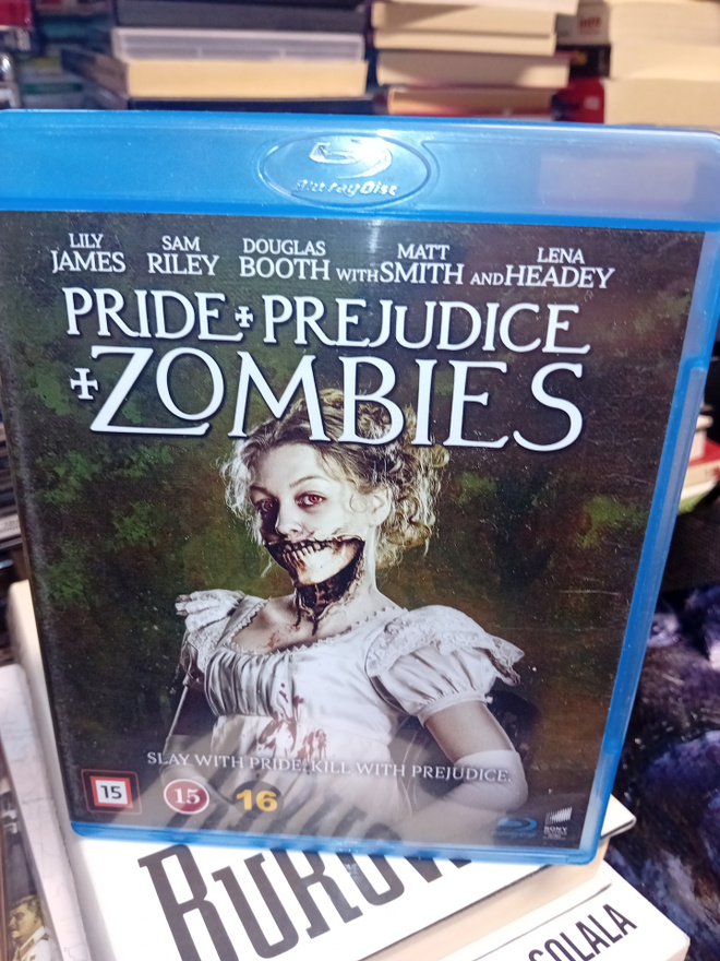 Blu-ray Pride + Prejudice & Zombies ( SIS POSTIKULU )