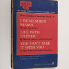 Joseph E. Mersand : Three Comedies of American Family Lif... - pikkukuva 1