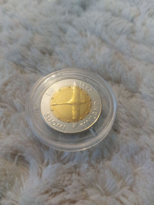 Suomi 1995 10 Markkaa EU Joutsen UNC