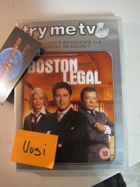 BOSTON LEGAL JAKSOT 1-4 UUSI DVD .