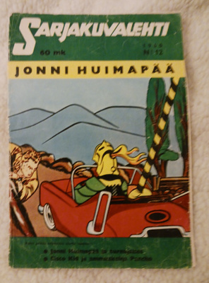 SARJAKUVALEHTI No 12 1960 JONNI HUIMAPÄÄ