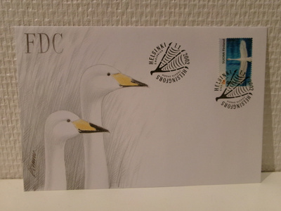 FDC- ensipäiväkuori - Joutsen 1.1.2002