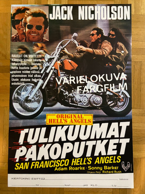 Vanha elokuvajuliste: Tulikuumat pakoputket