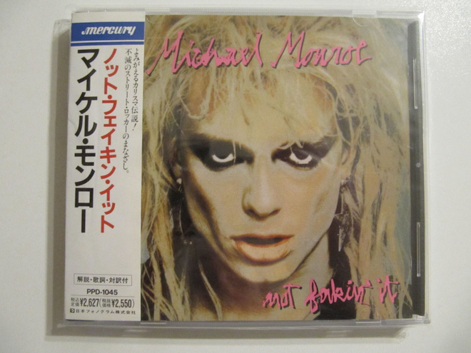 Michael Monroe – Not Fakin' It Japanilainen CD OBI
