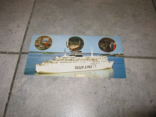 VANHA SILJA LINE POSTIKORTTI 60 LUVULTA