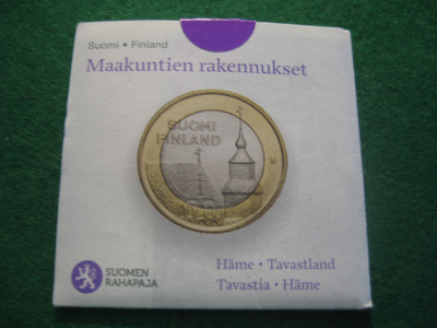Suomi 5e juhlaraha  Pyhän Laurin kivikirkko - 2013