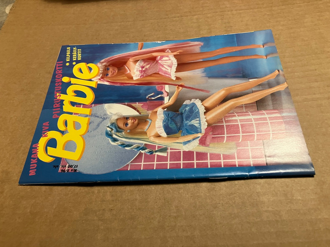 BARBIE LEHTI 3/1996 +juliste HYVÄ