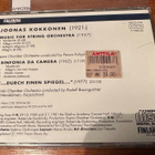 Joonas Kokkonen: Music for String Orchestra SEALED 1991 FACD - pikkukuva 2
