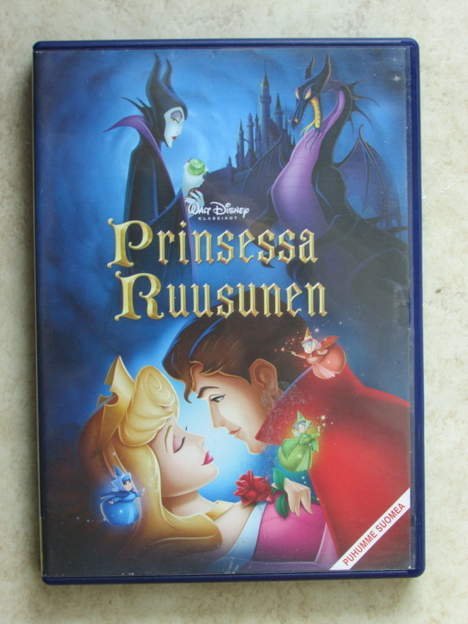 Walt Disney - Prinsessa Ruusunen, DVD.