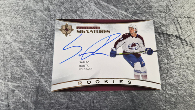 Sampo Ranta 2021-22 Ultimate Signatures