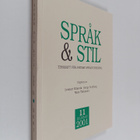 Språk & Stil - Tidskrift för svensk språkforskning 11/2001 - pikkukuva 1