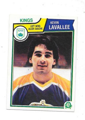 1983-84 OPC #157 Kevin Lavallee Los Angeles Kings