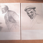 CCCP: V.I. Lenin - kahdeksan piirrospostikorttia - pikkukuva 1