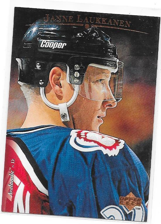 1995-96 Upper Deck #123 Janne Laukkanen Colorado Avalanche
