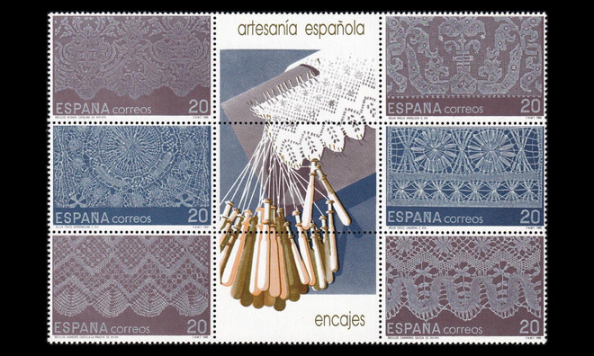 Espanja 2895-900nb ** Taidekäsitöitä (1989)
