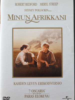 Minun Afrikkani DVD (Robert Redford&Meryl Streep)