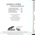 Mario Lopez • Always And Forever CD Maxi-Single - pikkukuva 3