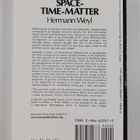 Hermann Weyl : Space, Time, Matter - pikkukuva 2