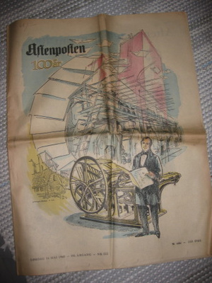 Sanomalehti: Aftenposten 14.5.1960