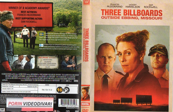Three Billboards Outside Ebbing, Missouri	(41 547)	vuok	-FI-