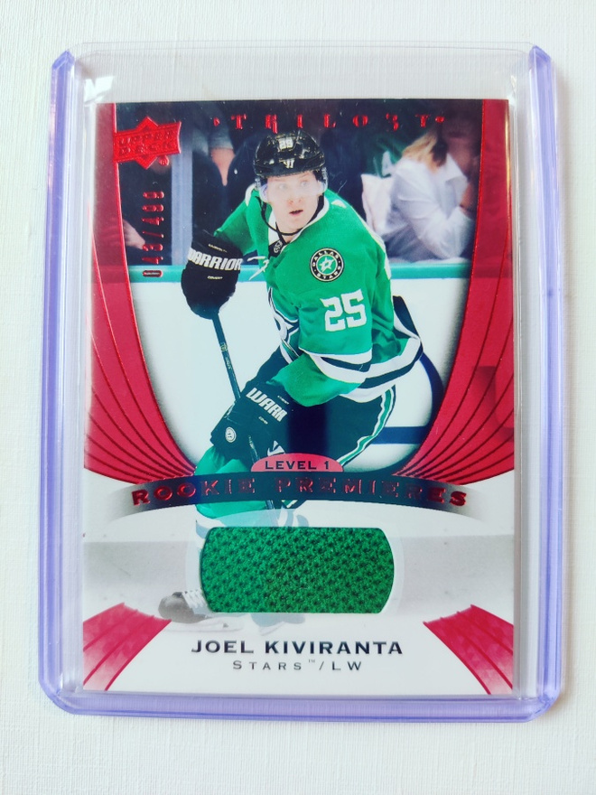 Joel Kiviranta - 20-21 Trilogy Rookie Premieres Jersey /499