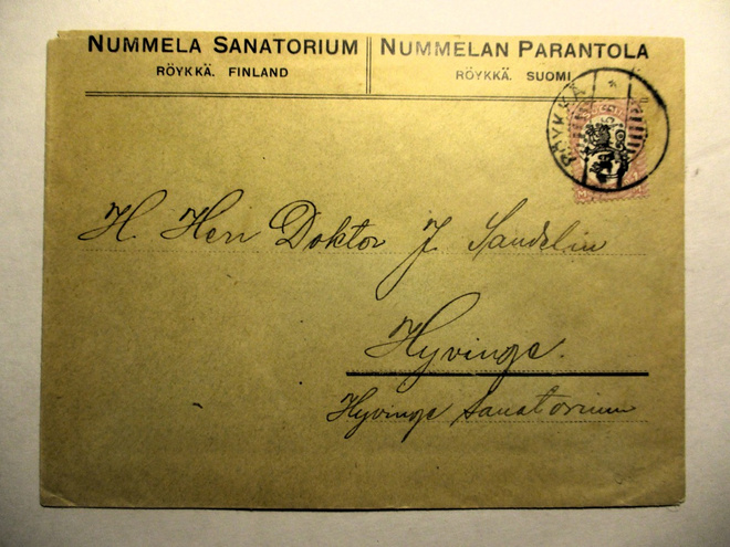 1925 Röykkä Nummelan parantola kuori