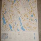 PYYAHO - KARTTA 72x54cm Hankasalmi Topografinen kartta...... - pikkukuva 1