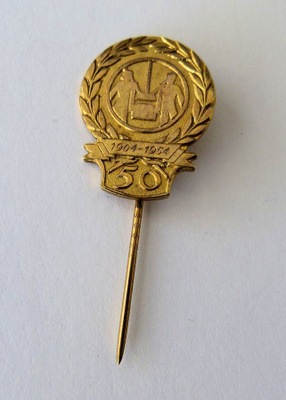 Suomen Osuuskauppojen keskuskunta 1904 – 1954 50v rintaneula