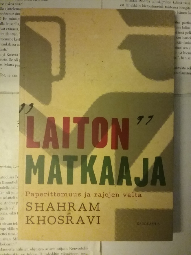 Shahram Khosravi - "Laiton" matkaaja (nid.)