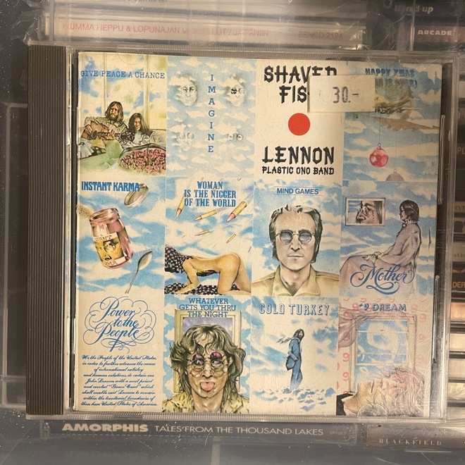 LENNON / PLASTIC ONO BAND - Shaved Fish cd (1st UK cd press)