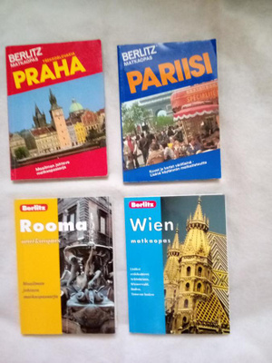 Berlitz matkaoppaita 6 kpl-Rooma-Pariisi ym