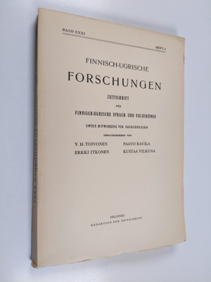 Finnisch-ugrische Forschungen XXXI, 3