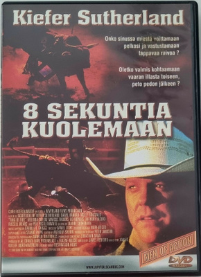 8 SEKUNTIA KUOLEMAAN DVD